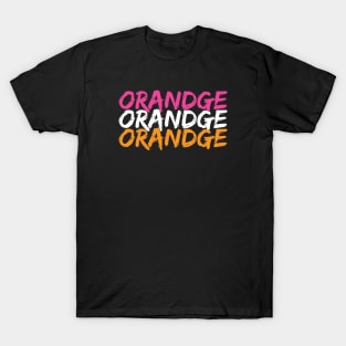 Orange with a "D" T-Shirt